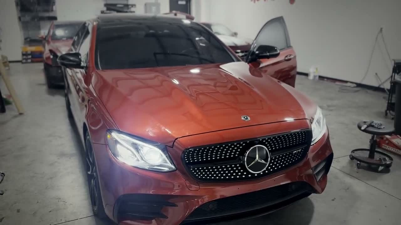 Premium vehicle inside the Mo Tint King studio